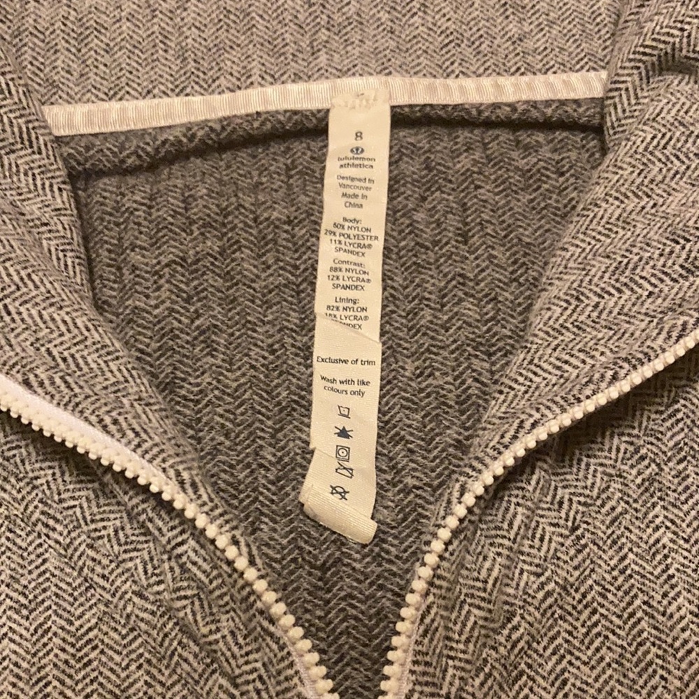 Lululemon Be Present Jacket Ghost Herringbone - image 4